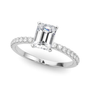 Persephone Classic Pave Diamond Engagement Ring