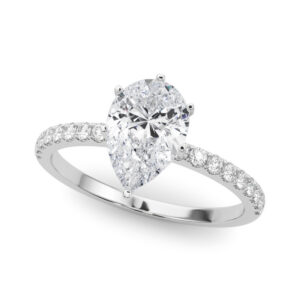 Persephone Classic Pave Diamond Engagement Ring