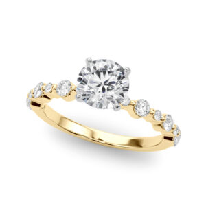 Aaliyah Shared prong Diamond Engagement ring